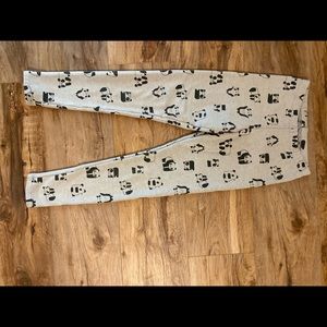 Girls fleece lined leggings